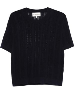 Bompard Camiseta Con Cuello Redondo - Negro