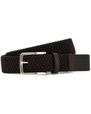 Hogan Braided Belt - White