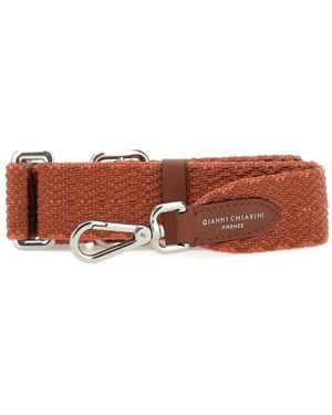 Gianni Chiarini Woven Shoulder Strap - White