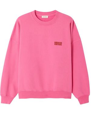 American Vintage Sudadera Plizzy - Rosa