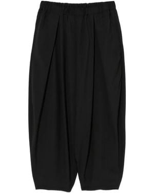 Comme des Garçons Elastic-Waistband Trousers - Black