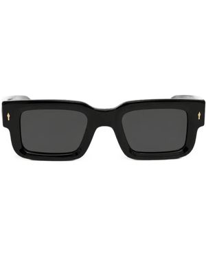Kat Maconie Sora Rectangle-Frame Sunglasses - Black