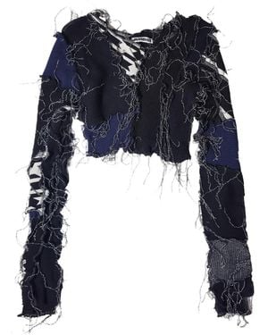 Borbala Top A Maniche Lunghe - Blu