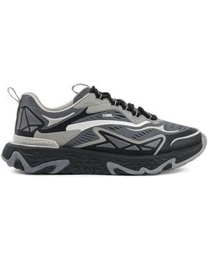 KARL LAGERFELD Logo-Detail Trainers - Black