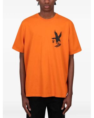 One Of These Days Eagle-Print T-Shirt - Orange