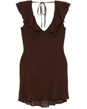 Reformation Arni Kleid - Braun