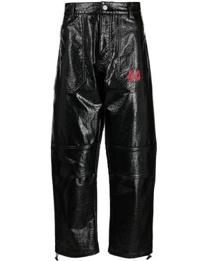 44 Label Group Dunya Straight-Leg Trousers - Black