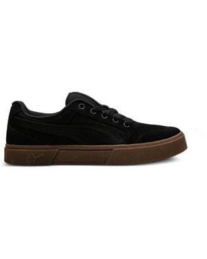 PUMA C-Rey Suede Trainers - Black
