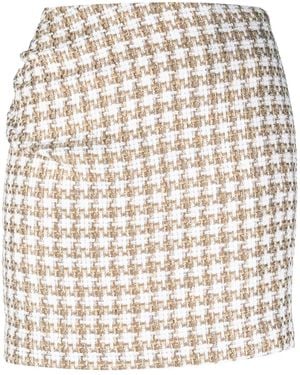 IRO Geraffter Tweed-Rock - Natur