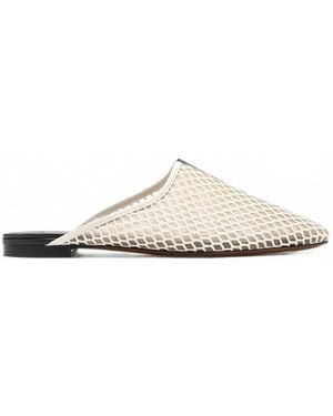Vince Mules Dakota Plates En Résille - White