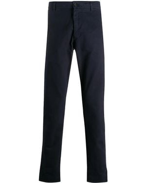 Aspesi Straight-Leg Cotton Trousers - Blue