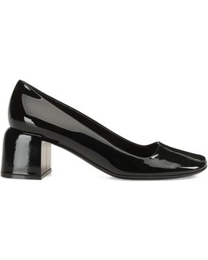Sergio Rossi Convex Block-Heel Pumps - Black