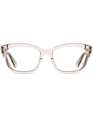 Moschino Cat-Eye Full-Rim Eyeglasses - White