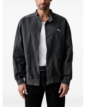 PUMA Futura Archive Relaxedwashed Twill T7 Track Jacket - Black