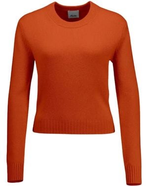 Allude Pull À Col Rond - Orange