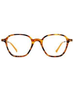 Eyepetizer Eckige Quatorze Brille - Braun