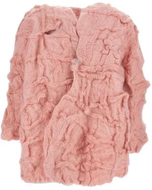 Daniela Gregis Cardigan À Col Rond - Rose