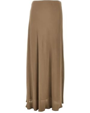 Alberta Ferretti Maxi Skirt - Natural