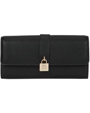 Karl Lagerfeld Cartera K/Autograph con candado - Negro