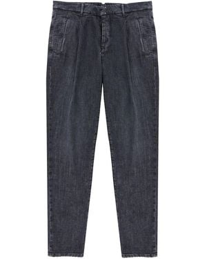 Incotex Pleated Jeans - Blue