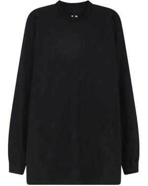 Rick Owens Long-Sleeve Cotton T-Shirt - Black