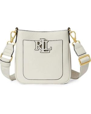 Ralph Lauren Cameryn Logo-Plaque Cross Body Bag - White