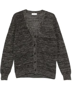 Roberto Collina V-Neck Cardigan - Grey