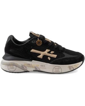 Premiata Logo-Charm Trainers - Black