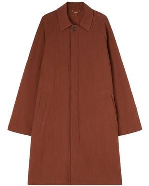 RETORI Trench Con Effetto Stropicciato - Marrone