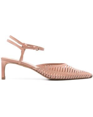 Ulla Johnson 70Mm Patent-Leather Pumps - Pink