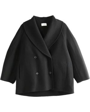 The Row Double-Breasted Jacket - Black