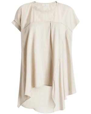 High Nauti Layered Panel T-Shirt - White