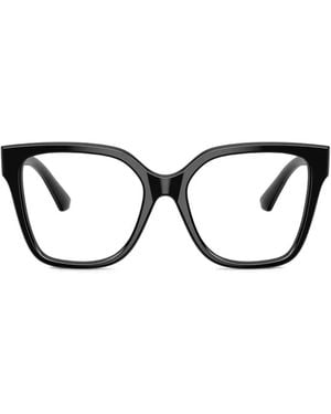 Burberry Brille Mit Geometrischem Gestell - Schwarz