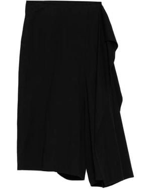 Yohji Yamamoto Twill Trousers - Black