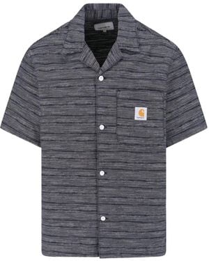 Carhartt Gellar Striped Shirt - グレー