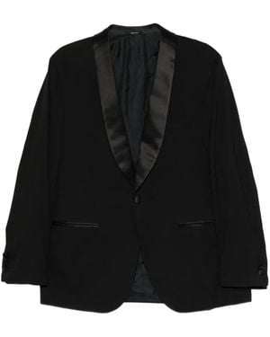 Sartorio Napoli Shawl-Lapel Blazer - Black