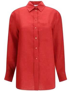 Lardini Pocket Buttoned Shirt - Red