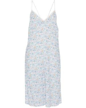 N°21 Floral Print Slip Dress - White