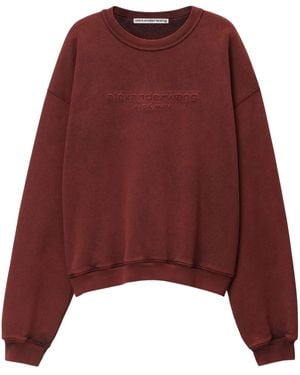 Alexander Wang ロゴ スウェットシャツ - レッド