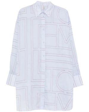 TOTEME Chemise Oversize À Broderies - White