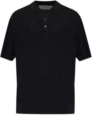 Golden Goose Knit Polo Giotto - Black