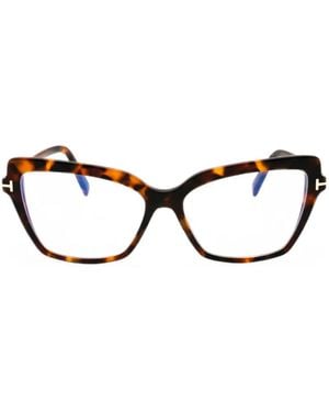 Tom Ford Cat-Eye-Brille - Schwarz