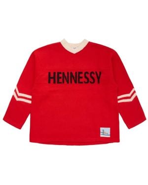 Son Of The Cheese Henny V-Neck Jumper - Red