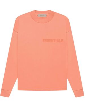 Fear Of God Essentials Logo-Print Jumper - Pink