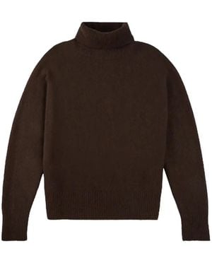 Zanone Turtleneck Cashmere Sweater - Brown