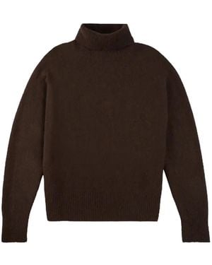 Zanone Turtleneck Cashmere Sweater - Brown
