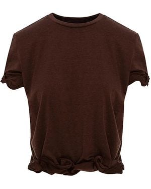 SEEN USERS T-Shirt Twombly Bloom - Marrone