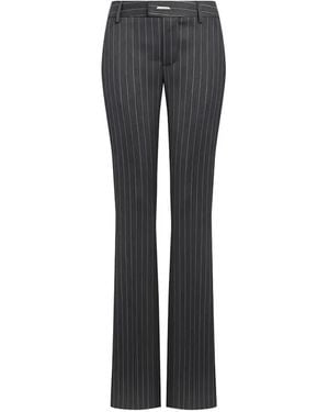 Dondup Pinstripe Pants - Black