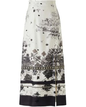 Hui Milano Graphic-Print Skirt - Grey