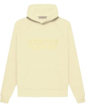 Fear Of God Logo-Detail Hoodie - Yellow